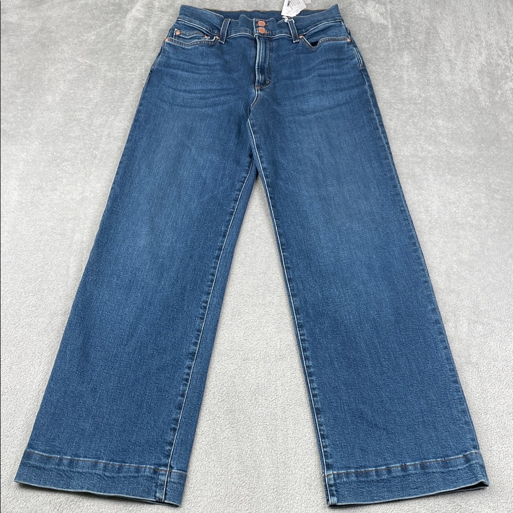 NEW Outerknown 29, 8 Blue Cameron Wide Leg Women's SEA Jeans